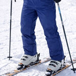 Vintage Skyr Mens M 32x29 Ski Snowboard Pants Insulated Full Leg Zip Nylon Retro